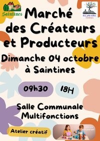 Marché des Créateurs et Producteurs à Saintines