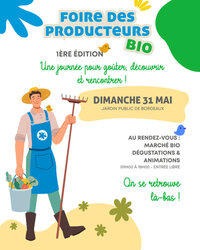 1ère Foire des producteurs Bio de Gironde à Bordeaux à Bordeaux