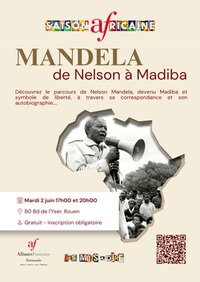 Lecture "Mandela, de Nelson à Madiba" par la compagnie Les mots à dire à Rouen