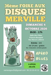 36ème foire aux disques de Merville à Merville