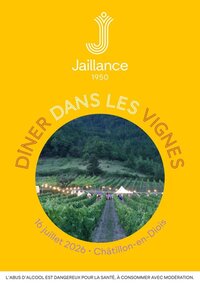 Dîner dans les vignes Jaillance à Châtillon-en-Diois