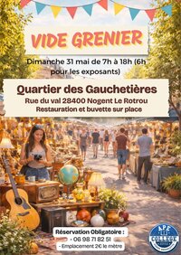 Vide-greniers - Quartier des Gauchetières à Nogent-le-Rotrou
