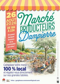 Marché de producteurs à Gargilesse-Dampierre