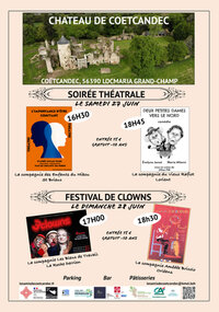 Festival de Clowns au Château de Coëtcandec pour toute la famille à Locmaria-Grand-Champ