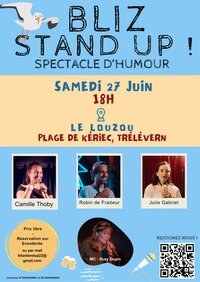 Spectacle humour - Bliz Stand Up à Trélévern