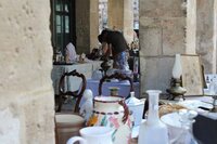 Les "puces de Fresnay" à Fresnay-sur-Sarthe
