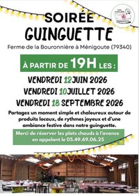 Soirée Ginguette à la ferme - SARL Gaillard à Ménigoute