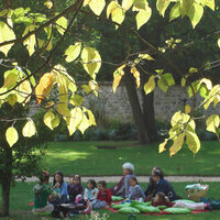 Lecture au Jardin à Saint-Cloud