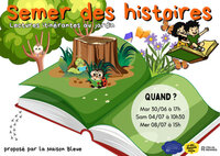 Semer des histoires - Lectures itinérantes au jardin à Rennes