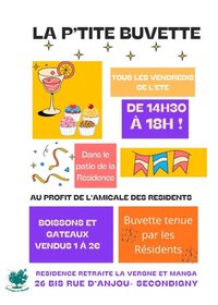 Buvette à la résidence La Vergne et Manga à Secondigny à Secondigny
