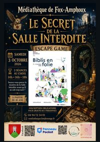 Escape Game Le secret de la salle maudite à Fox-Amphoux