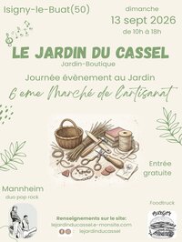 6e Marché de l'artisanat au Jardin du Cassel à Isigny-le-Buat