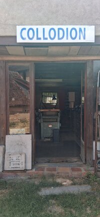 Visite de l'atelier des éditions Collodion à Mers-sur-Indre