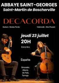 Decacorda concert Espagnol à Saint-Martin-de-Boscherville