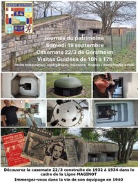 Visite guidée d'une casemate de la ligne Maginot à Gerstheim