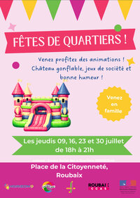 Fête de quartier est ! à Roubaix