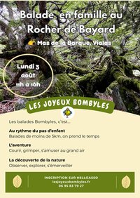 BALADE NATURE EN FAMILLE AU ROCHER DE BAYARD à Villefort
