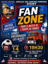 Fan Zone - Demi-finale Coupe du monde de Football à Digny