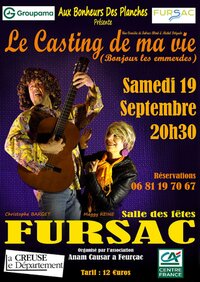 Théâtre « Le Casting de ma Vie » à Fursac