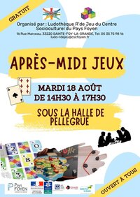 Après-midi jeux à Pellegrue