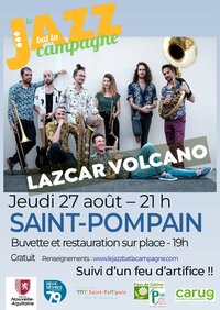 Apéro-concert Le jazz bat la campagne à Saint-Pompain