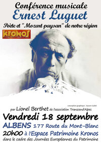 Conférence musicale: Ernest Luguet à Entrelacs