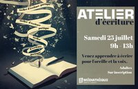 Médiathèque de Saint-Lupicin : Atelier d écriture poétique à Coteaux du Lizon