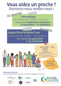 Vous aidez un proche ? Donnons nous rendez-vous ! à Granville