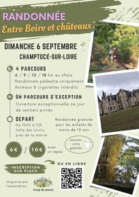 Randonnée 2026 Entre Boire et châteaux à Champtocé-sur-Loire
