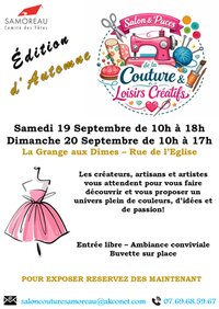 Salon et Puces de la couture et des loisirs créatifs à Samoreau
