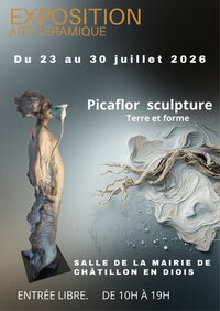 Exposition sculpture "Terre et forme" à Châtillon-en-Diois