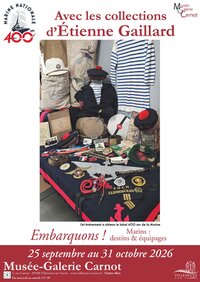 Embarquons ! Marins : destins & équipages 400 ans de la Marine nationale à Villeneuve-sur-Yonne