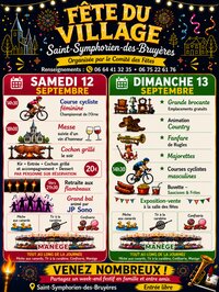Fete du village à Saint-Symphorien-des-Bruyères