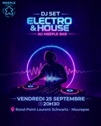 DJ Set Electro & House au Meeple Bar à Maurepas