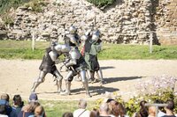 Démonstrations de combat médiéval à Talmont-Saint-Hilaire