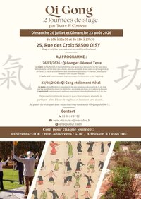 Stage Qi Gong à Billy-sur-Oisy