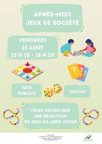 Après-midi jeux de société à Airvault