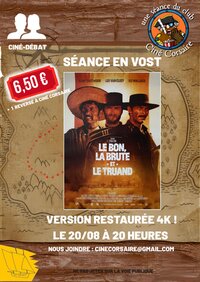 Ciné débat Le Bon, la Brute et le Truand à Granville