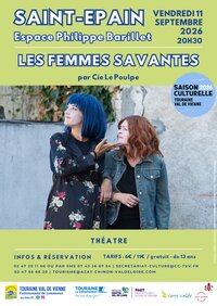« Les Femmes savantes » : Molière revisité avec humour à Saint-Épain à Saint-Épain