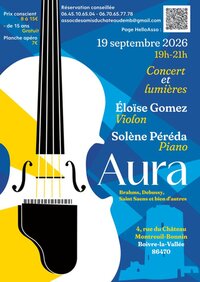Visite guidée  - le soir AURA Concert  classique et Lumières à Boivre-la-Vallée