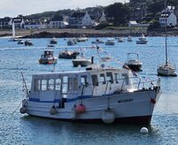 Balades en mer sur la Bretonne, ancienne vedette à passagers de l'île de Batz à Le Diben