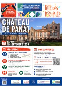 Portes ouvertes du Château de Panat à L'Isle-Jourdain