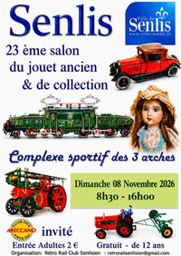 23 ème Salon du jouet ancien et de collection à Senlis