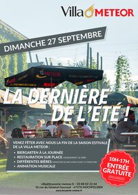 La Villa Meteor ouvre ses portes pour la fêter la fin de la saison estivale ! à Hochfelden