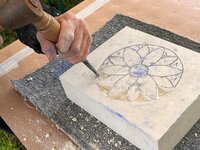 Atelier sculpture, Chapelle de Graillé, Journées européennes du patrimoine à Pindray