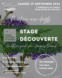 [JEP] Stage découverte peinture aux doigts à Belleville-sur-Loire