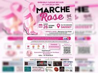 Marche Rose à Saussey