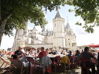 La fête des vendanges au Château de Saumur à Saumur
