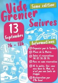 VIDE GRENIER à Saivres