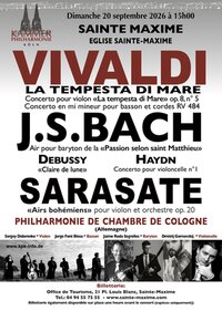 Chambre philharmonique de Cologne en concert à Sainte-Maxime